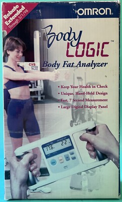 NEW IN BOX Omron HBF-301 Fat Loss Analyzer Body Logic Bodyfat Fitness