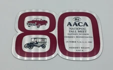 1980 AACA National Fall Meet Hershey Pa Eastern Division Dash Plaque Car Show