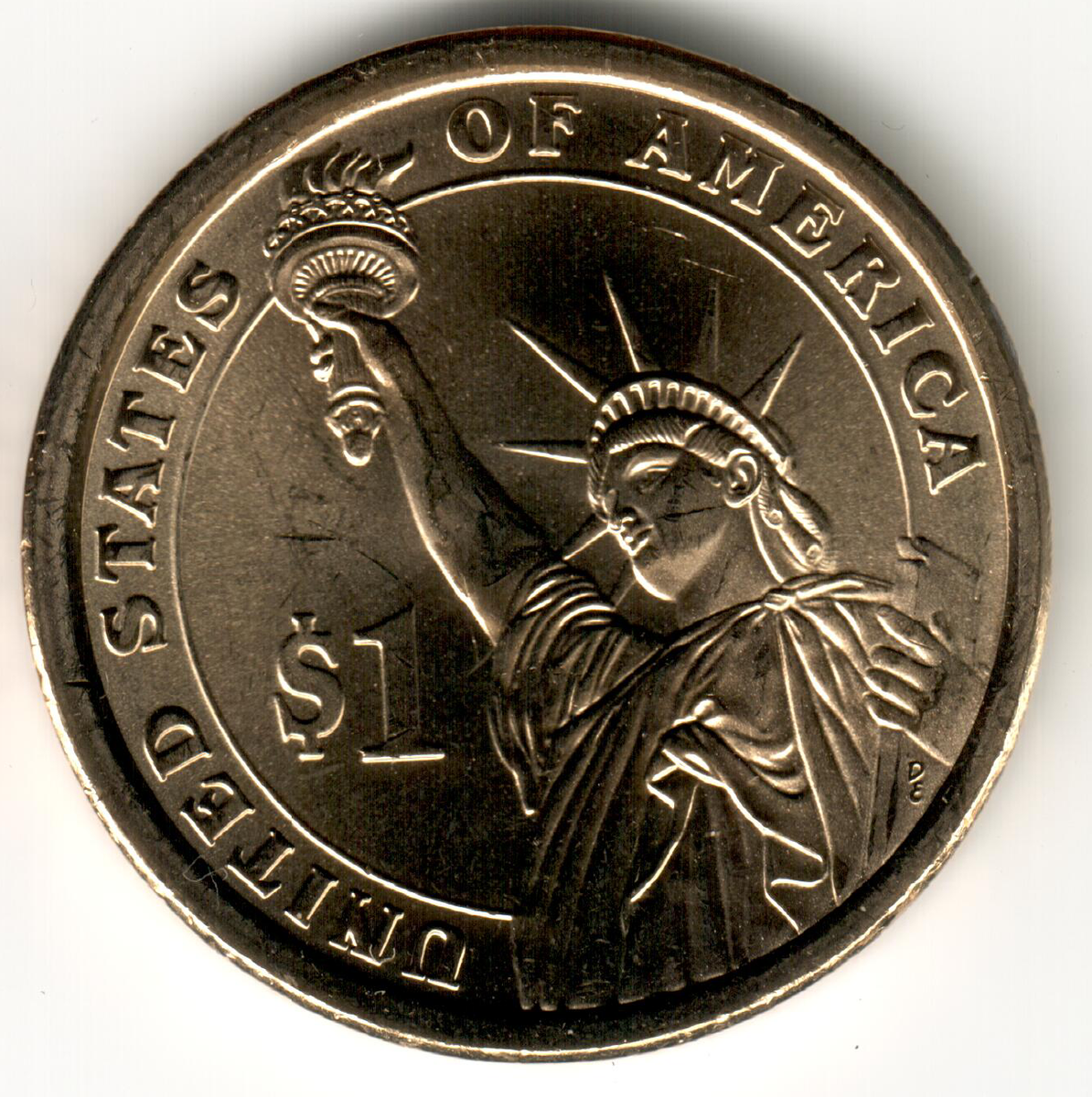 2010 D Presdental Dollar Abraham Lncoln Golden Dollar Con Value - Foto 4