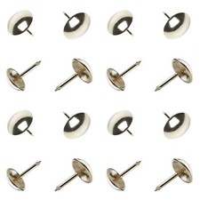 Upholstery Nails - Nickel Plated - Low Domed Tacks - Made in Germany