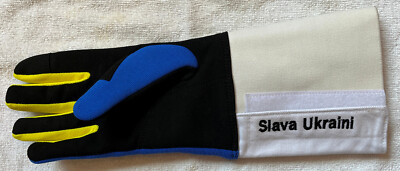 Limited Edition Slava Ukraini Washable Fencing Foil Epee Sabre Glove