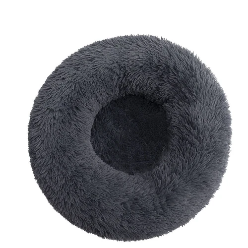 Hundebett Katzenbett Haustierbett Kuschelbett Bett Hundekorb Donut Kissen Plüsch - Bild 12 von 14