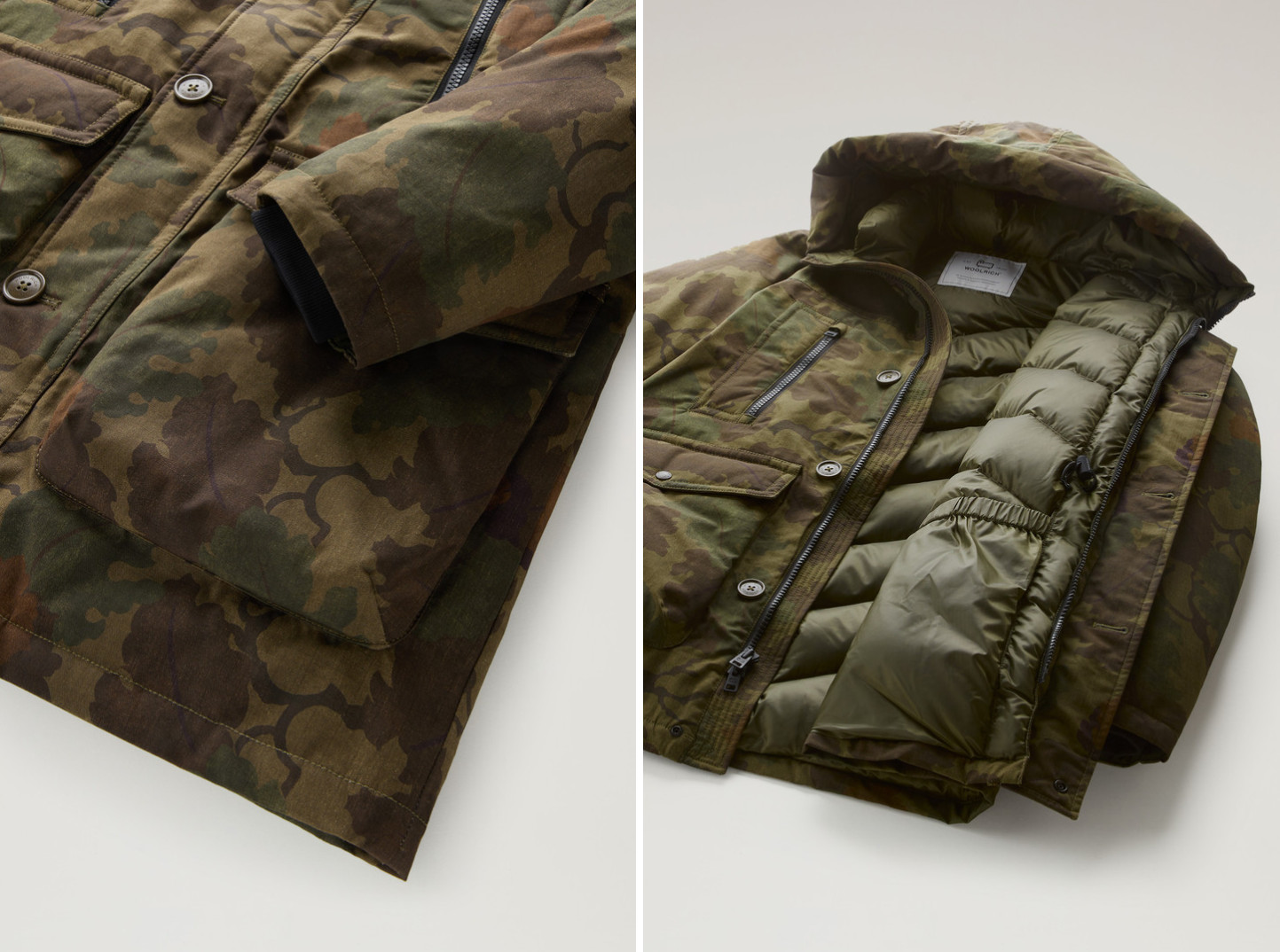 Men's Woolrich Mitchell Camo Arctic Parka - Premium Ripstop NWT image 6