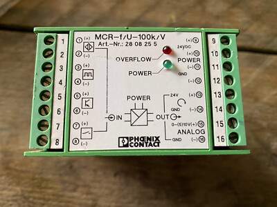 Phoenix Contact MCR-F/U-100K/V (Art.-Nr. 2808255) | Frequenz-Spannungs-Umformer