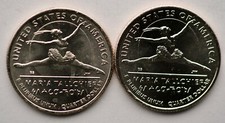2023 P D Maria Tallchief American Women Quarter 2-Coin Set BU From Mint Roll C10