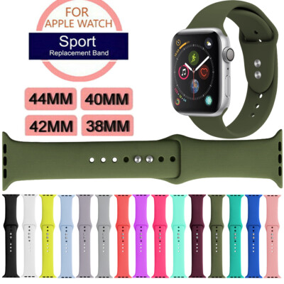 Silicone Band Strap For apple watch 1/2/3/4/5 iWatch Sports Series