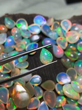 Opal Lose Cabochon AAA-Qualität Birnenform Glatt Poliert Opal Geburtsstein fü...