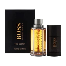 Hugo Boss "THE SCENT" 3.3oz EDT Spray+ 2.4oz Deodorant Travel Set NIB