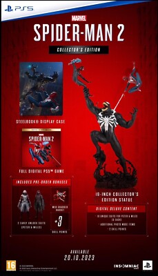 MARVEL S SPIDER-MAN 2 COLLECTOR S EDITION PLAYSTATION 5 SEALED NIB!      