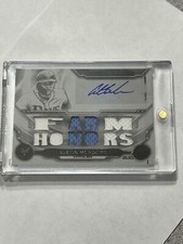2019 Topps Triple Threads AUSTIN MEADOWS White Whale 2 Color Patch Auto 1/1 RAYS