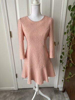 Ana Capri DRESS GORGEOUS JACKIE O Pastel PINK Shift Size S-M 60s inspired |  eBay