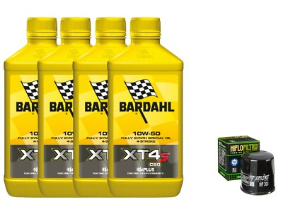 INSPEKTIONSSET KAWASAKI ZX-10R 11/15 BARDAHL XT4-S 10W50 ÖLFILTER HIFLO 