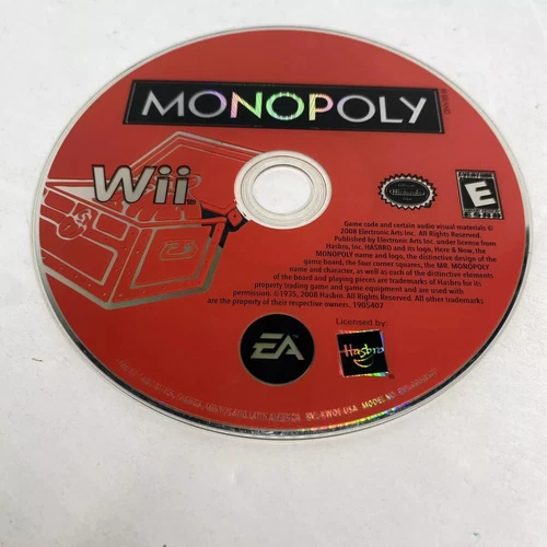 Monopoly (Nintendo Wii) Disc Only