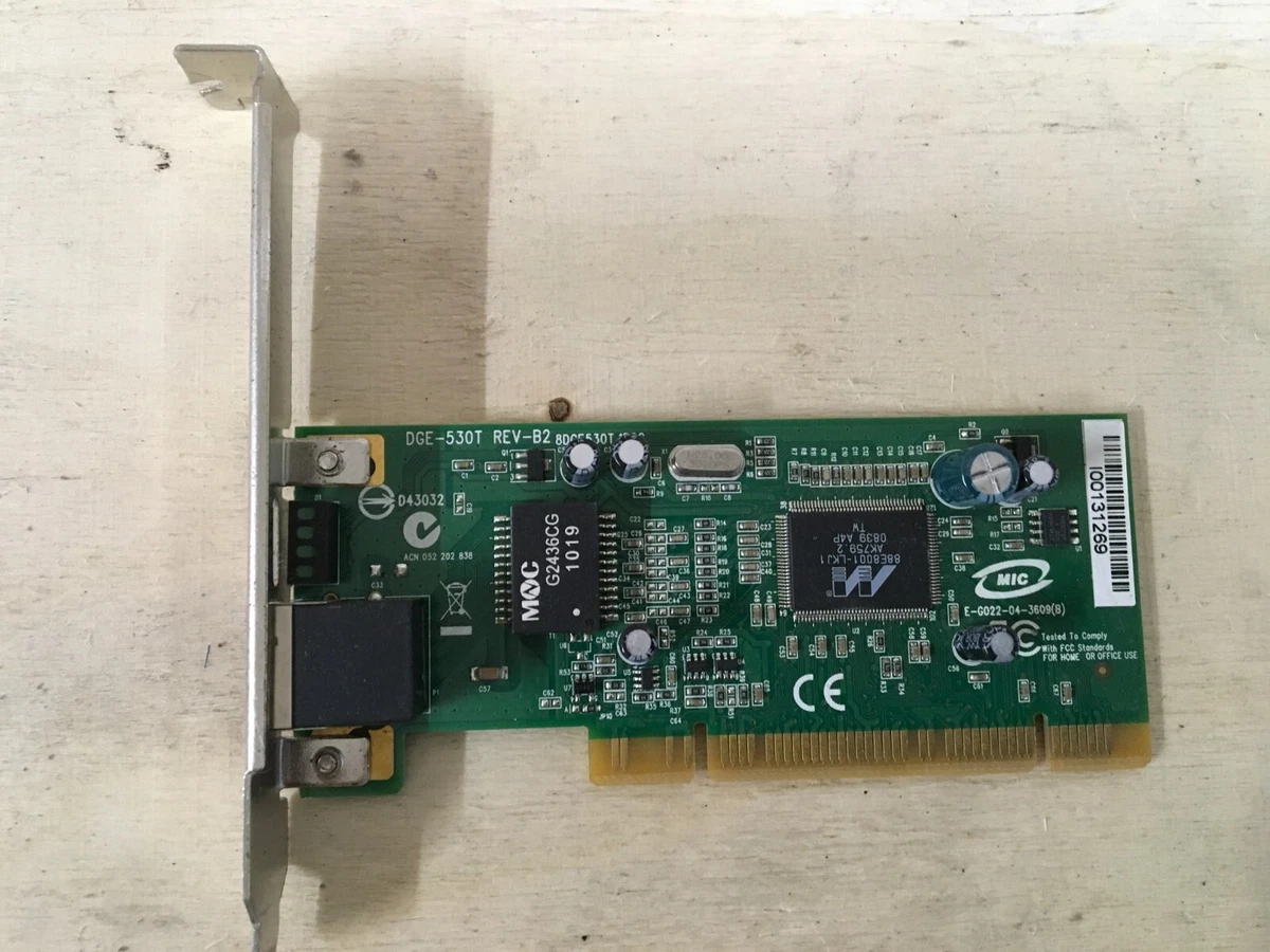 D Link DGE-530T Rev B2 Ethernet Network Adapter Card Gigabit | EBay
