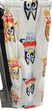 Bluey Plush Throw Blanket 50 x70 Bingo Christmas Sweater Snowflakes Multicolor