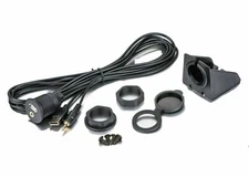 6.5FT USB 2.0 3.5mm 1/8 Car Dashboard Flush Mount Audio Aux Extension Cable Lead