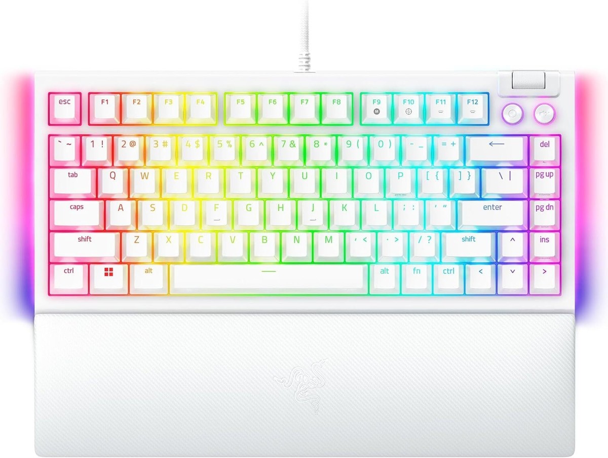 Razer BlackWidow V4 75% Mechanical Gaming Keyboard: Hot