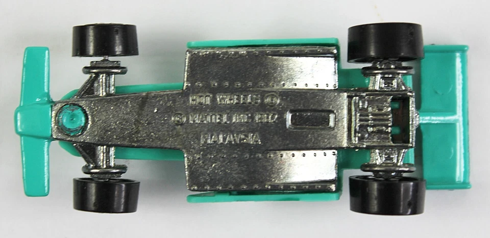 Coche de carreras Aquafresh azul verde Hot Wheels escala 1:64 1982 Foto 3 de 3