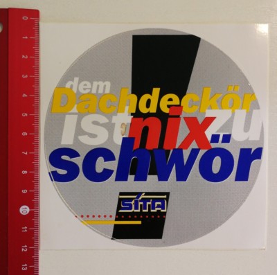 Decal/Decal: SiTa nothing to swear to the roofing görter (290417130)