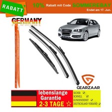 SCHEIBENWISCHER Komplett Satz für AUDI A3 8P 8PA | SPORTBACK |  VORNE + HINTEN