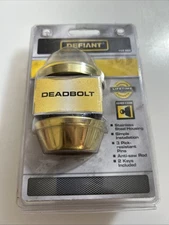 Defiant Keyed Deadbolt Stainless Steel DLX21 zbb