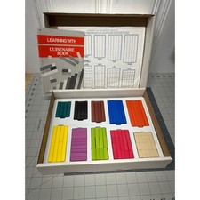 Cuisenaire Rods Math Manipulatives Set w/Booklet Box and Sorting Tray Complete