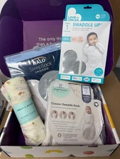 Babylist Swaddle Box Gift Set Swaddle Cocoon Sacks