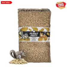 Natural 25lb Whole Peanuts for Birds, Squirrels Waterfowl - High Energy Treats