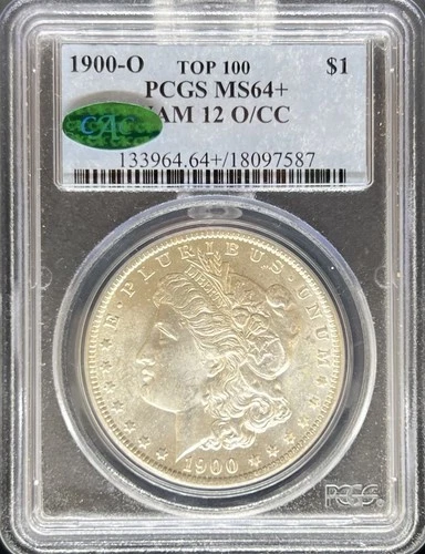 1900-O/CC Morgan Dollar MS64+ PCGS CAC VAM 12 Top 100 (#PA18097587)