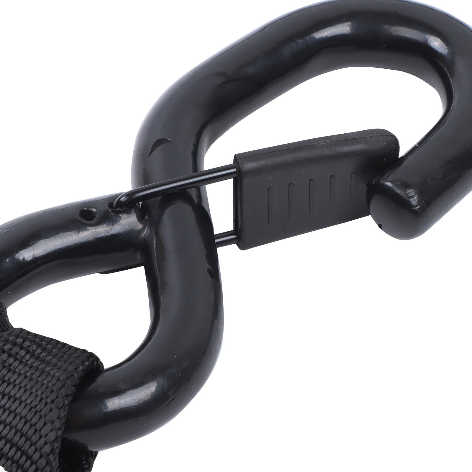 Ratchet Straps (4 Pack) - 5,208lbs Break Strength 1.6"x8' Black Tie Down Straps