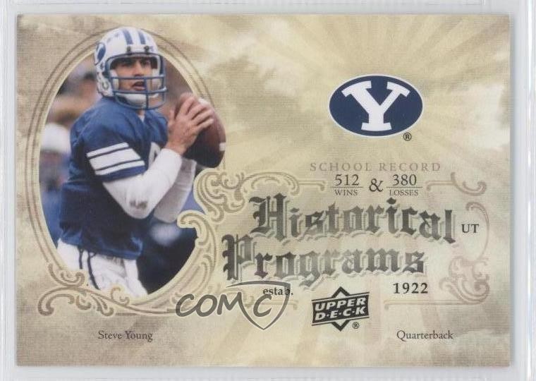 2011 Upper Deck Historical Programs Steve Young #HP-2 HOF 0a1