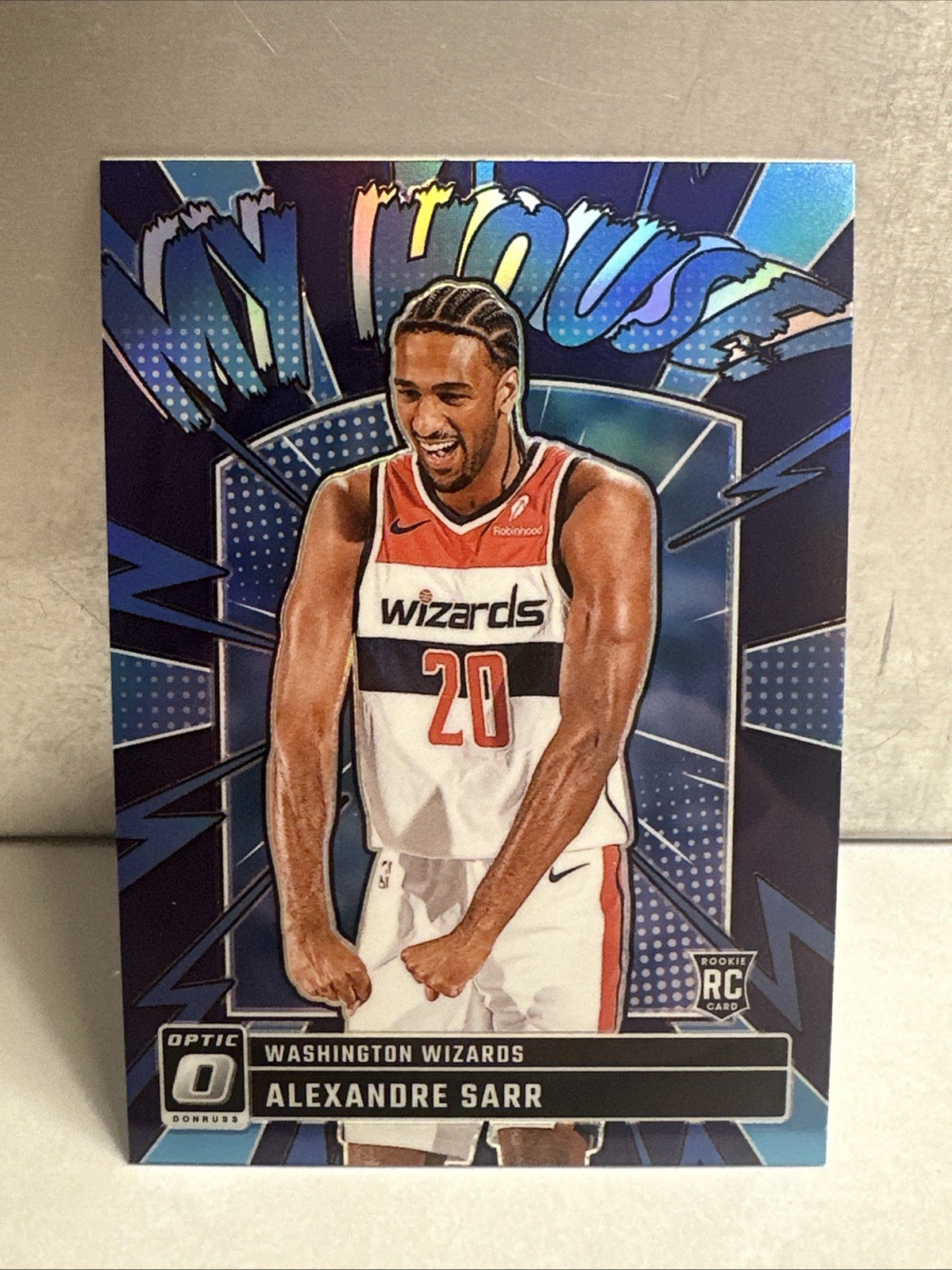 2024-25 Donruss Optic Alexandre Sarr My House RC Purple Rookie #9 Wizards