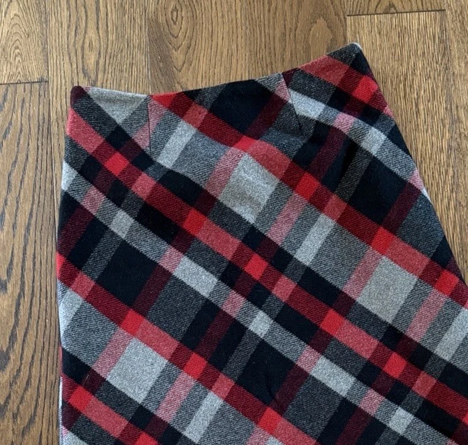 Chadwicks of Boston Skirt Womens Soft Wool Blend Plaid Long A Line - Image 2 of 4