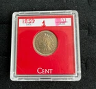 1859 Indian Head Penny United Staes 1 Cent Coin Uncirculated