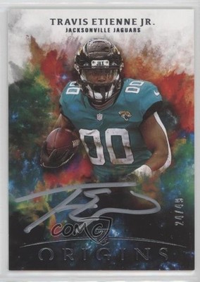 2021 Panini Origins Silver Ink 24/49 Travis Etienne Jr Rookie Auto RC 0w27