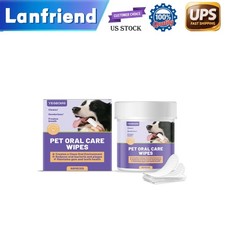 Teeth Care Wipes for Pets Dogs Cats Gentle Teeth Care Daily Use Wipes