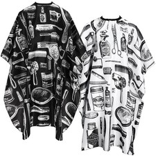 Professional Hair Cutting Cape, 2 Pcs Hairdressing Barber Salon with Closure ...