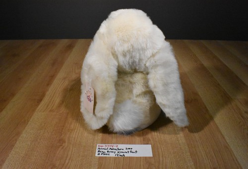 Animal Adventure Beige Bunny Rabbit 2000 Plush with Carrot Feet(310-3774-2) - Picture 3 of 5