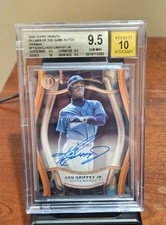 2025 Topps Tribute Ken Griffey Jr. On-Card Auto Orange /25 BGS 9.5 - Auto 10 💎