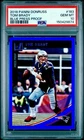 Tom Brady 2018 Panini Donruss Blue Press Proof PSA 10 Gem Mint #183 Patriots SP