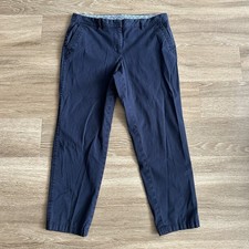 Talbots Relaxed Chino Casual Work Pants Navy Blue Women s Petite 8P