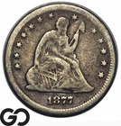 1877-S Seated Liberty Quarter