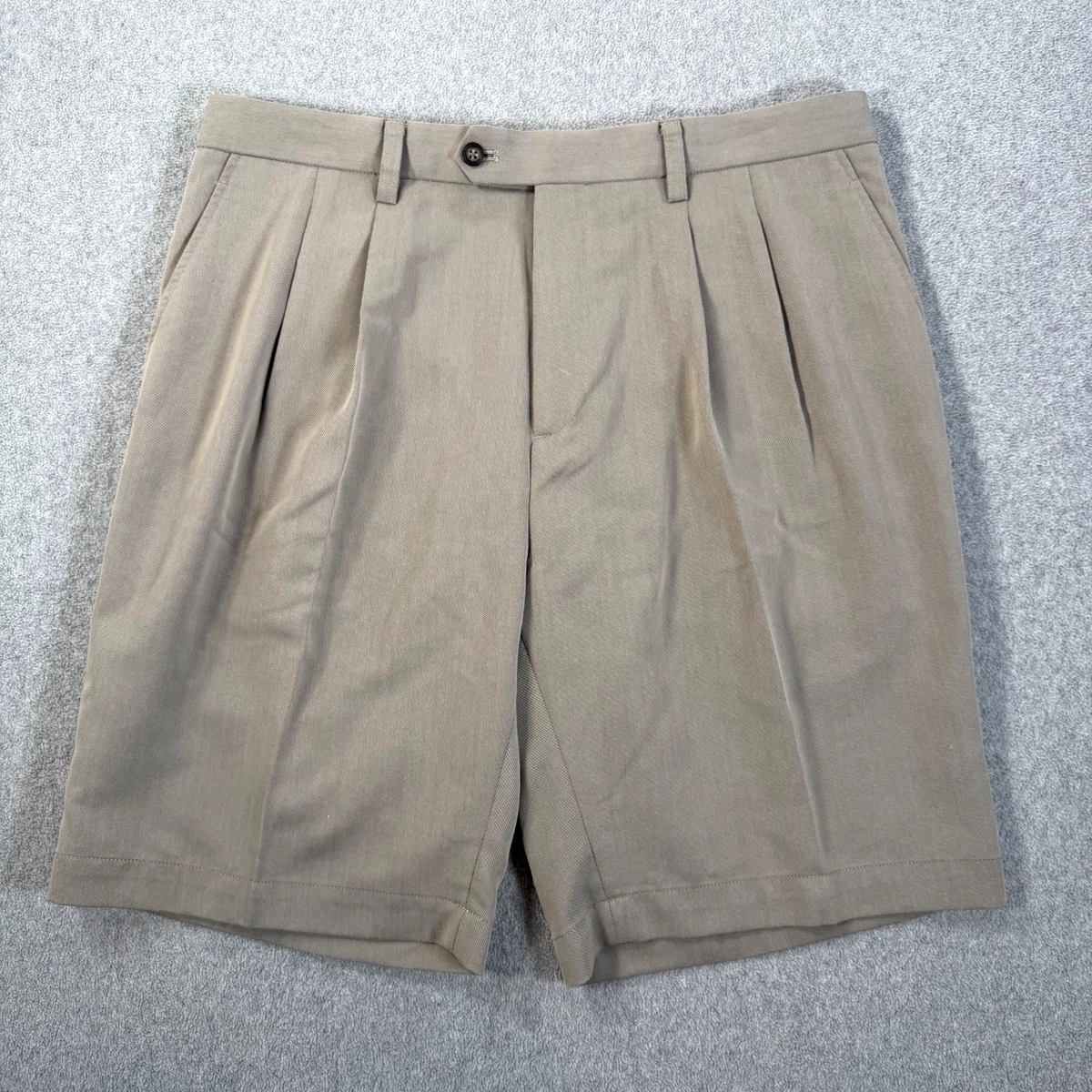 Short De Golf Cutter & Buck Homme, Bleu Marine, Taille 36, Microfibre