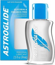 Astroglide Glycerin Paraben Free Water Based Personal Lubricant 2.5oz