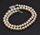 MIKIMOTO Graduated Akoya Cultured Pearl 6.5mm-10mm Strand Necklace Vtg 14K Clasp — photo 10