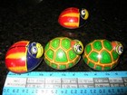 Tin Round Lady Bugs Turtles Lot of 4 2 of each Push Motors 50+ Years Old — photo 8