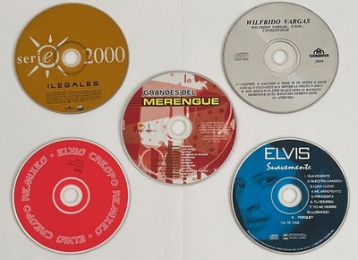 Grandes Del Merengue Latin Spanish CD Lot Ilegales Wilfredo Vargas Elvis Crespo