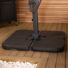 Image of Charles Bentley Premium Concrete Parasol Base - 25kg per segment - 2 segments