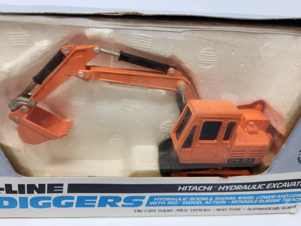 Excavadoras Bachman B-Line fundidas a presión "Excavadora hidráulica Hitachi" PN.  99-9562 Foto 2 de 4