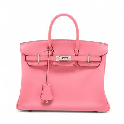 Hermès Birkin 25 Le Tournay Veau Swift Rose Ete Silver Metal Fittings Y: 2020